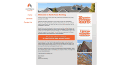 Desktop Screenshot of northfaceroofing.com